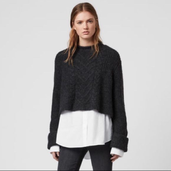 all saints knitted jumper